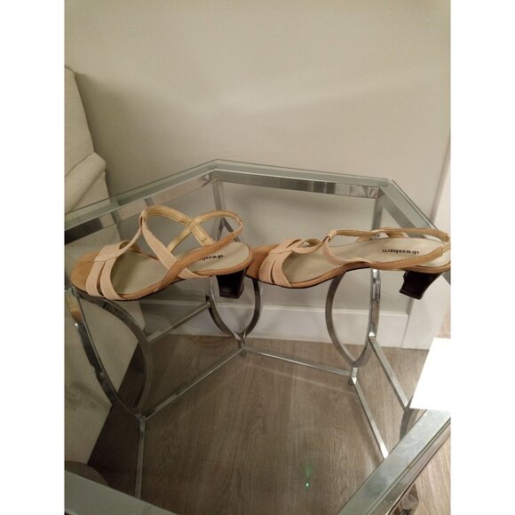 Women's Dressbarn Spring Taupe Brown/Tan Heels Size 6.5 - Picture 5 of 12